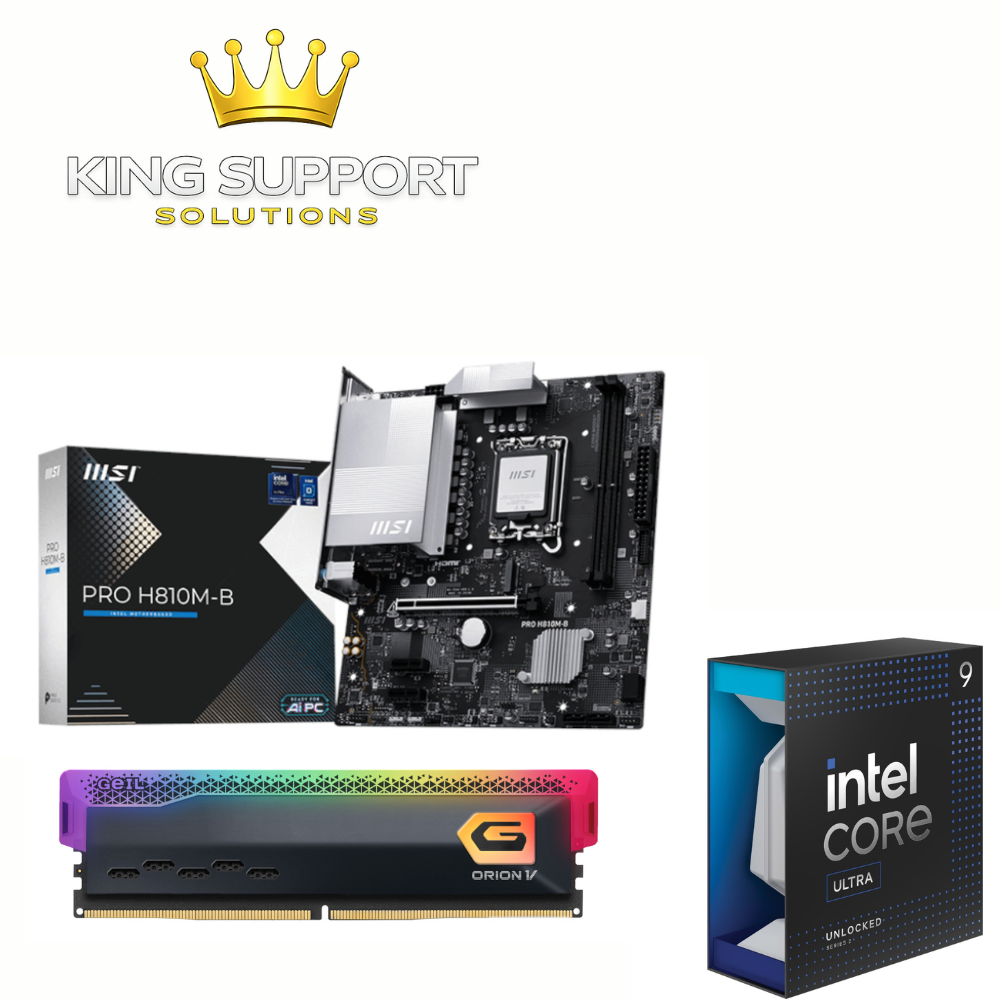 Intel Ultra 9 285K / 16GB RAM / MSI H810M-B PRO Upgrade Kit
