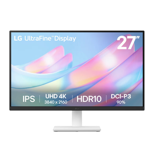 LG UltraFine 27″ 4K UHD IPS Monitor – White