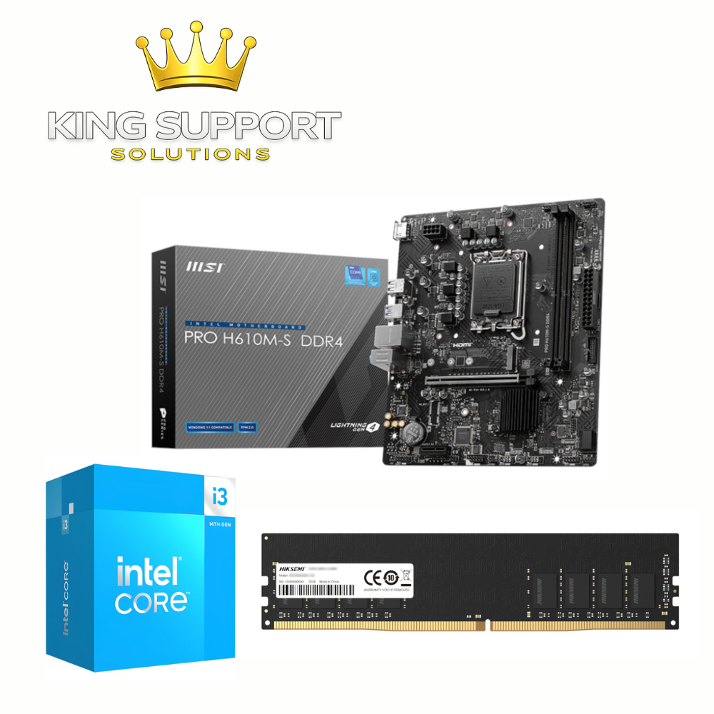 Intel Core i3 14100 / 16GB RAM / MSI H610M-S Pro Upgrade Kit