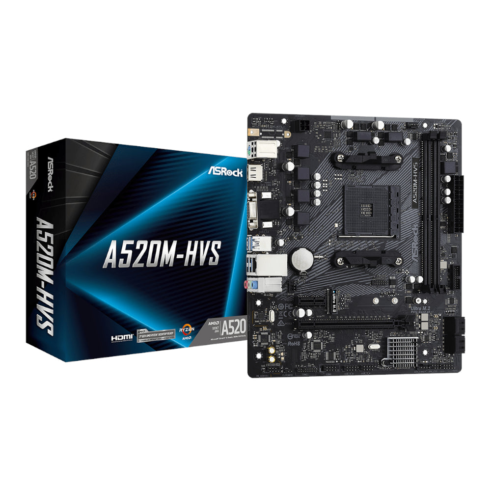 Ryzen 5 3400G / 16 GB RAM / ASRock A520M-HVS Upgrade Kit
