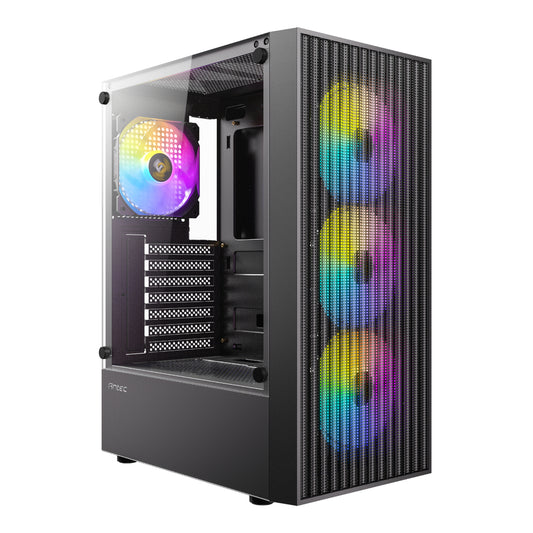 Antec AX27 RGB ELITE ATX Gaming Chassis – Black