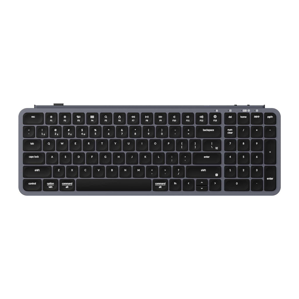 Keychron B2 Pro Ultra-Slim 96% Wireless Keyboard – Space Gray