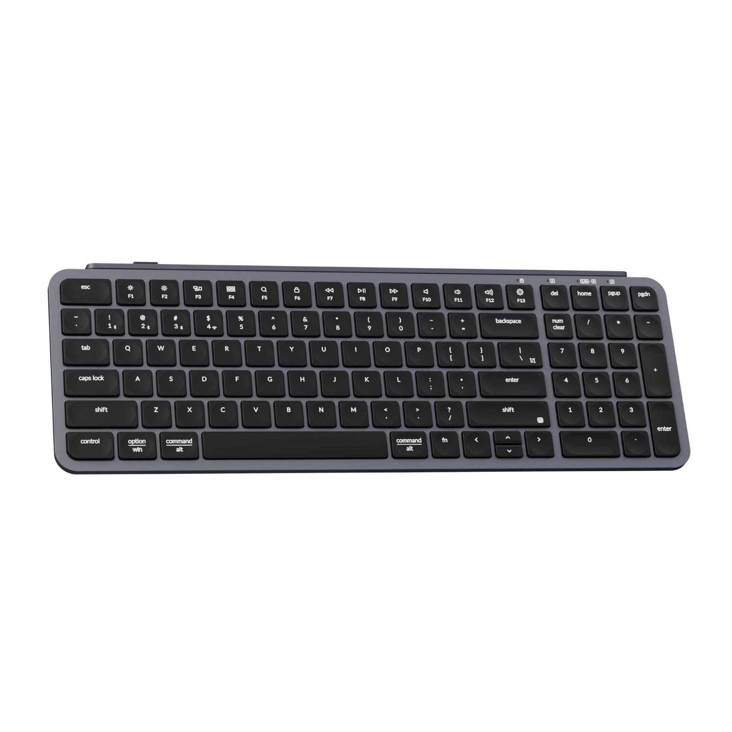 Keychron B2 Pro Ultra-Slim 96% Wireless Keyboard – Space Gray