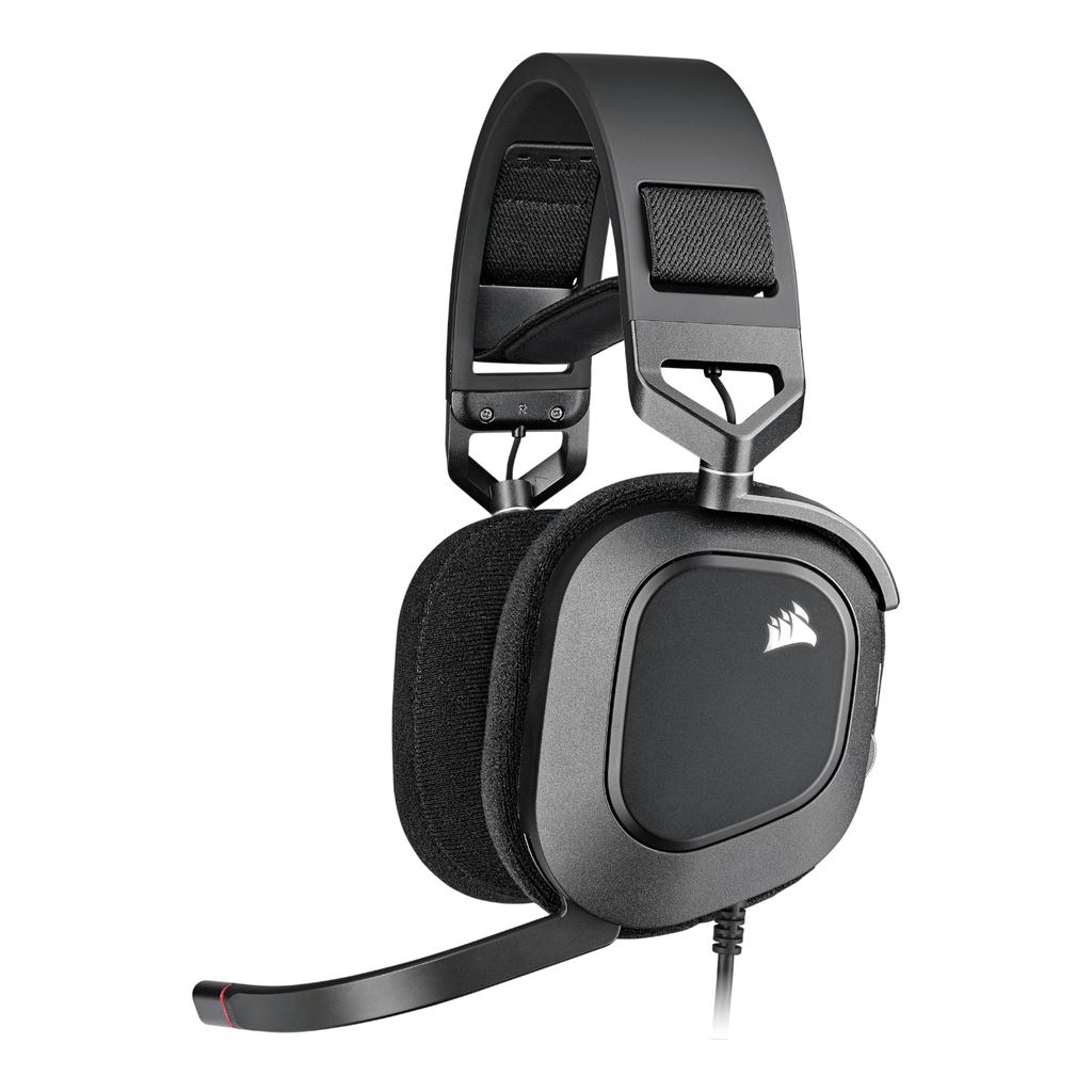 Corsair HS80 RGB USB Wired Over-Ear Gaming Headset — Carbon Black
