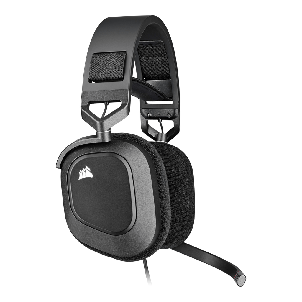 Corsair HS80 RGB USB Wired Over-Ear Gaming Headset — Carbon Black