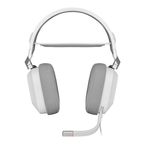 Corsair HS80 RGB USB Wired Over-Ear Gaming Headset — White