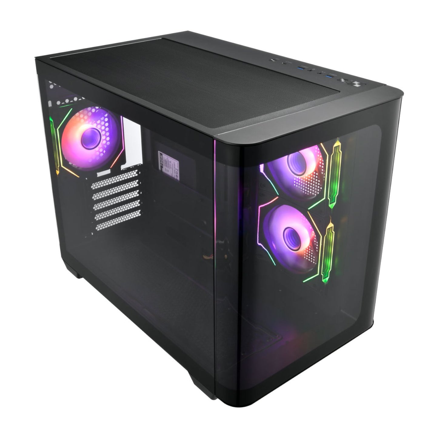 FSP S380 M-ATX ARGB Gaming Chassis and VITA GM 750W Power Supply Bundle