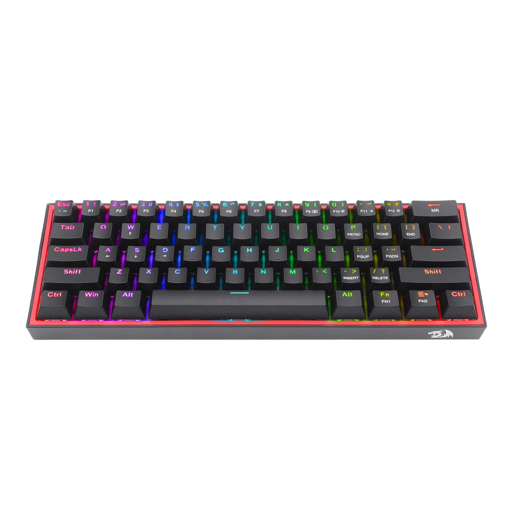 Redragon K617 FIZZ 60% Wired RGB Gaming Keyboard – Black