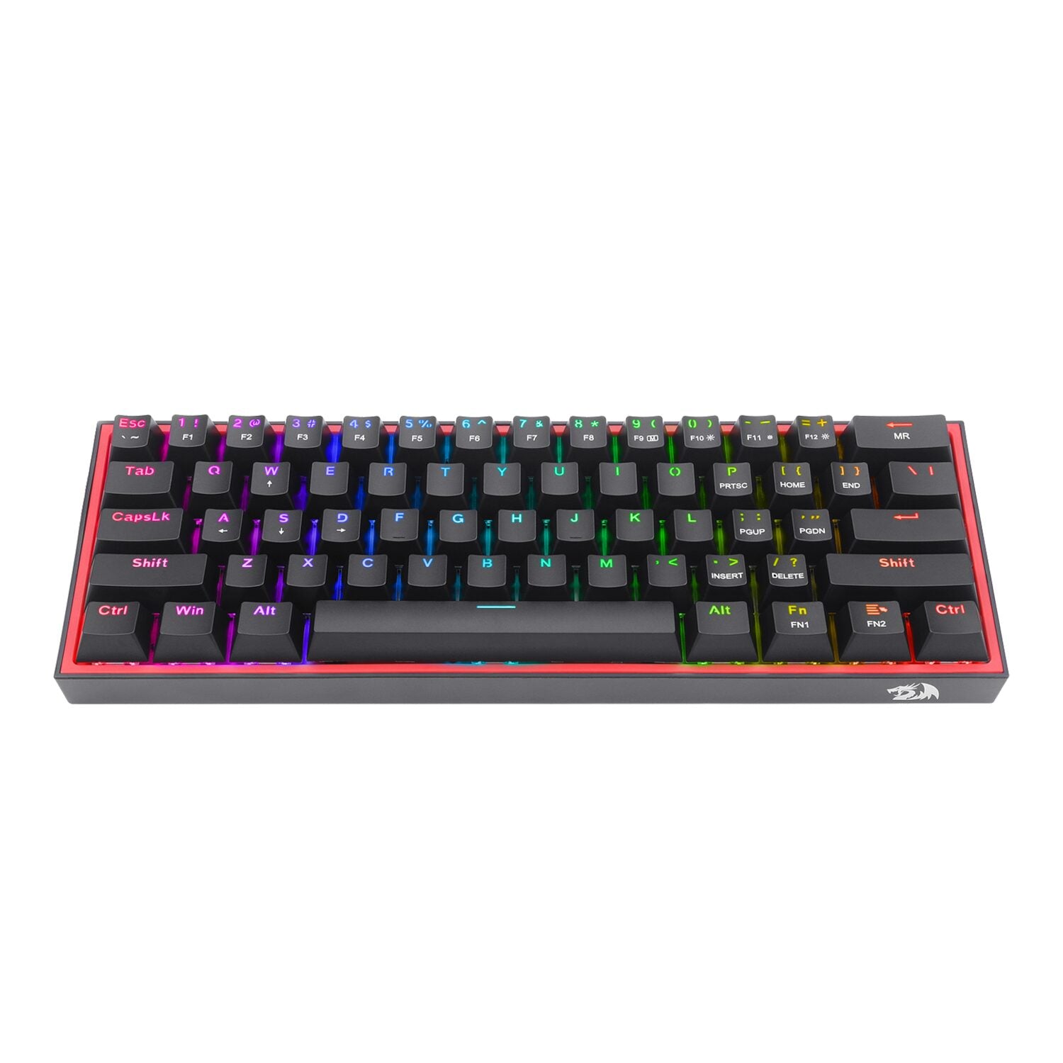 Redragon K617 FIZZ 60% Wired RGB Gaming Keyboard – Black