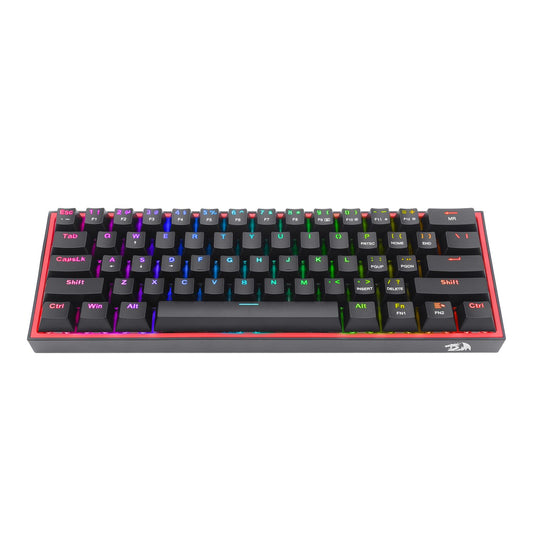 Redragon K617 FIZZ 60% Wired RGB Gaming Keyboard – Black