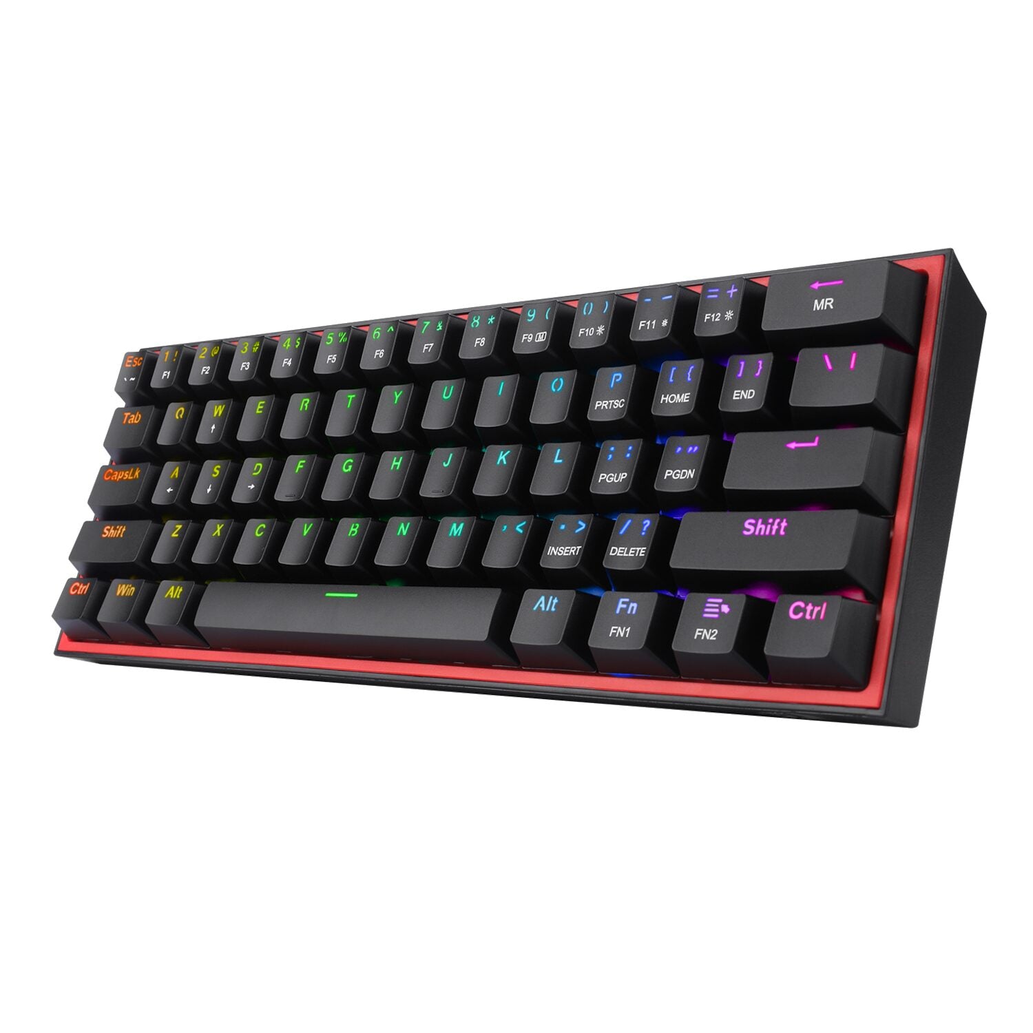 Redragon K617 FIZZ 60% Wired RGB Gaming Keyboard – Black