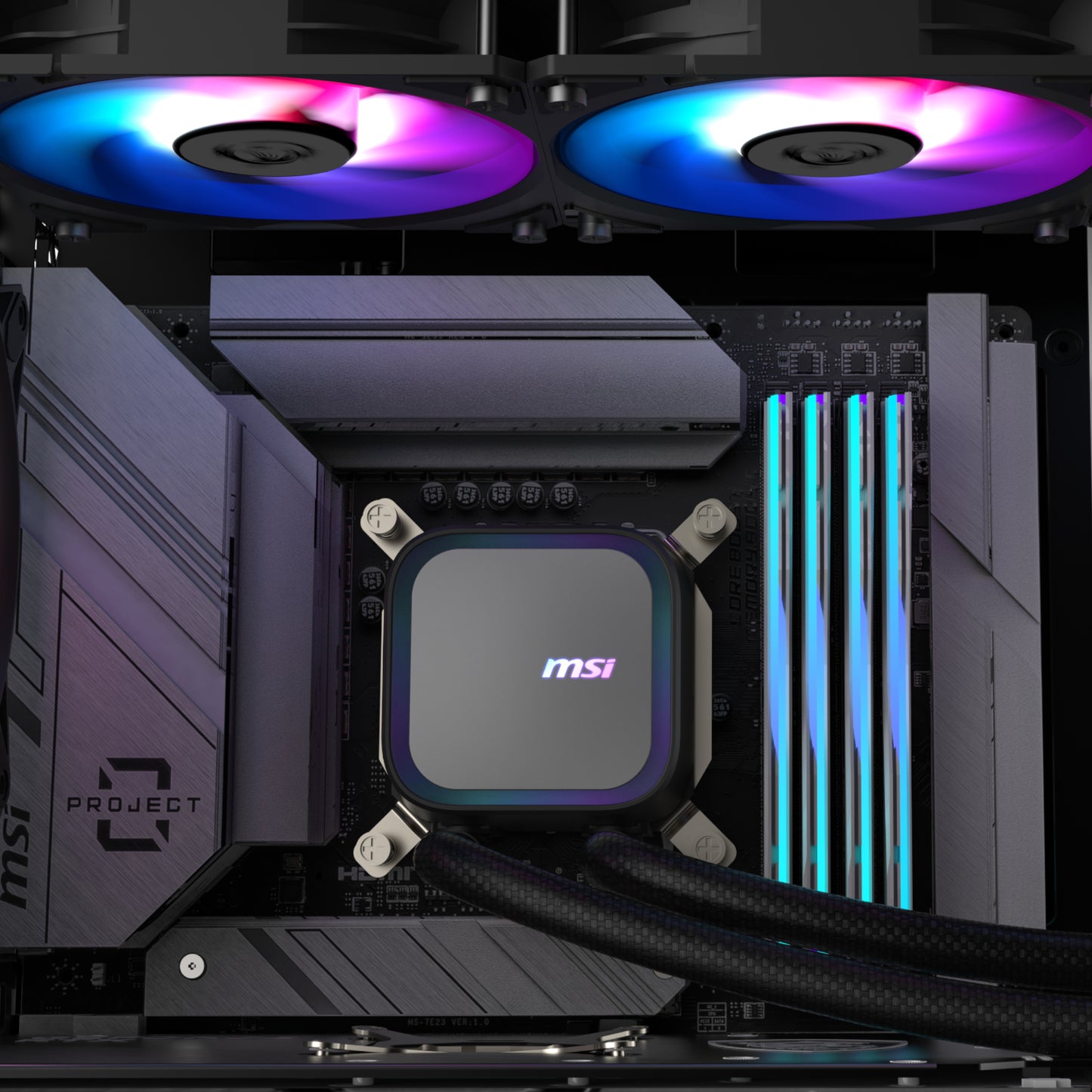MSI MAG Coreliquid A13 240 AIO Liquid CPU Cooler – Black