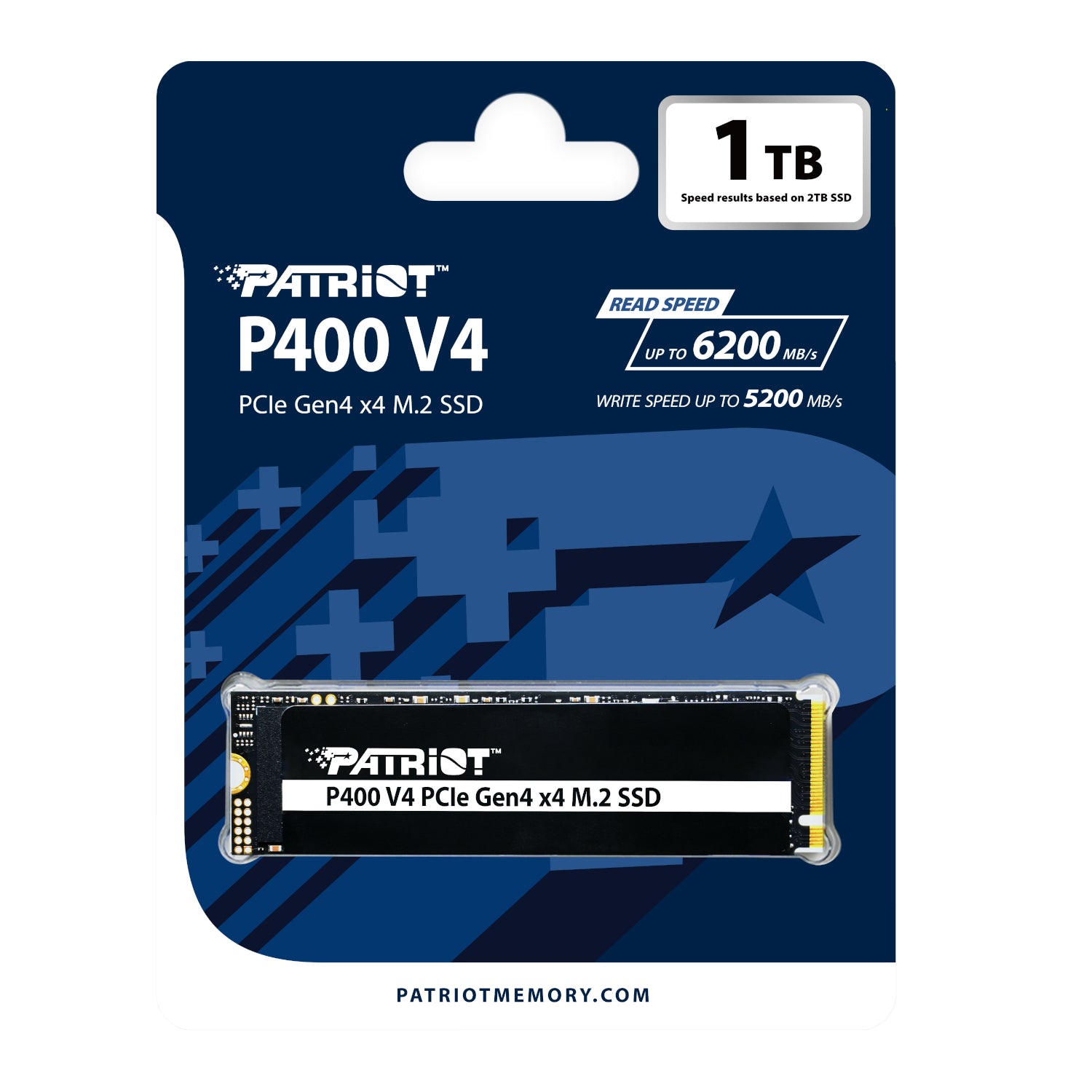 Patriot P400 V4 PCIe Gen4 x4 1TB M.2 2280 NVMe SSD