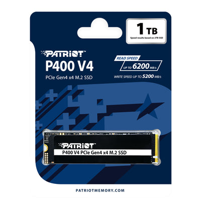 Patriot P400 V4 PCIe Gen4 x4 1TB M.2 2280 NVMe SSD