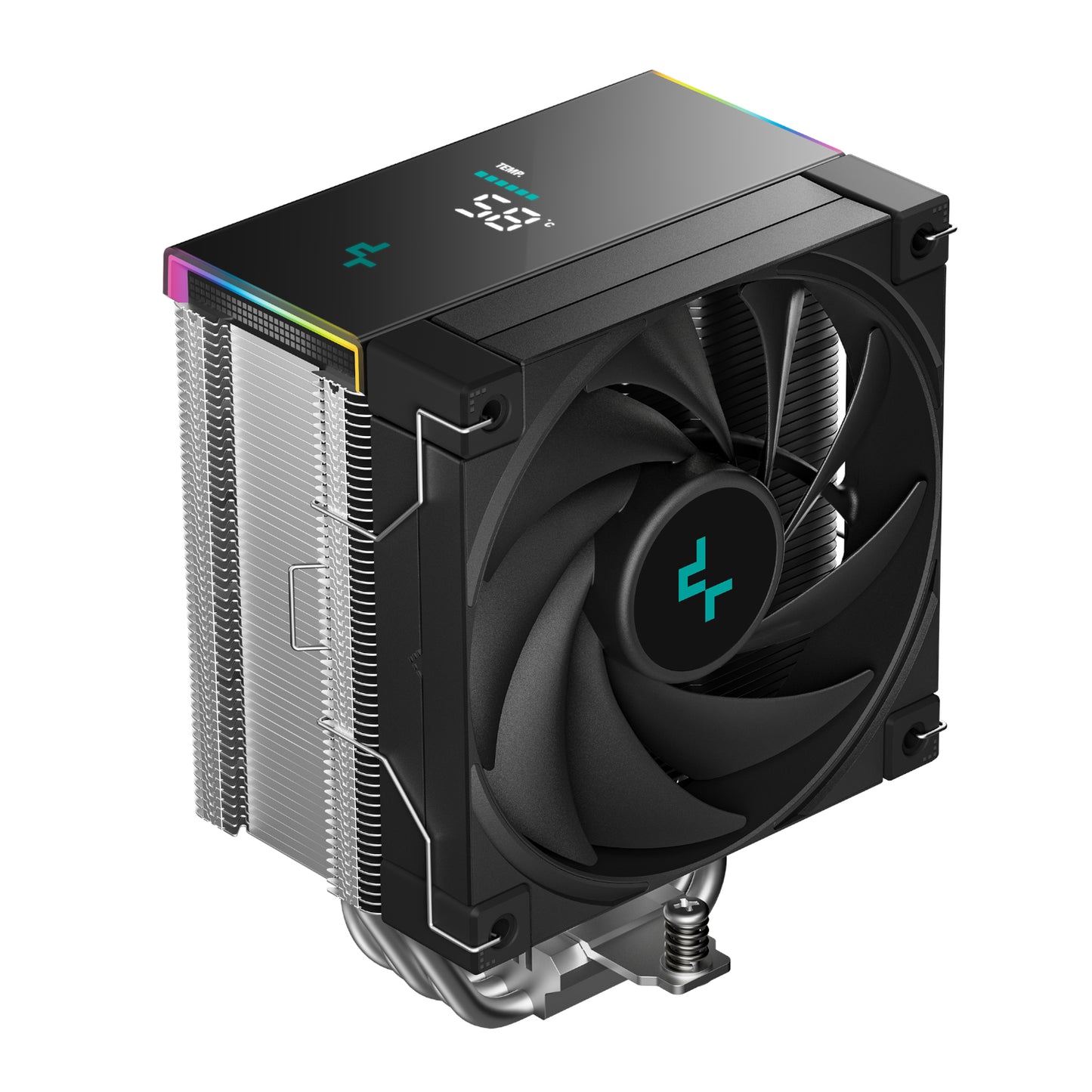 DeepCool AK500S Digital 120mm Air CPU Cooler – Black
