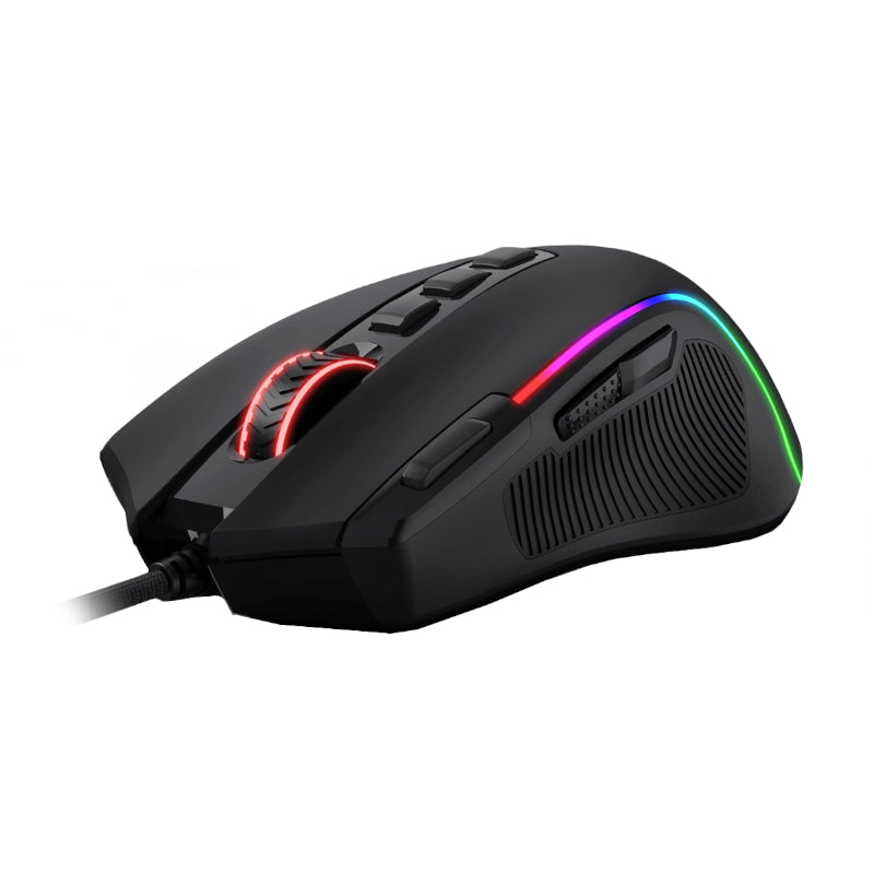 REDRAGON PREDATOR 4000DPI RGB Ergo Gaming Mouse – Black