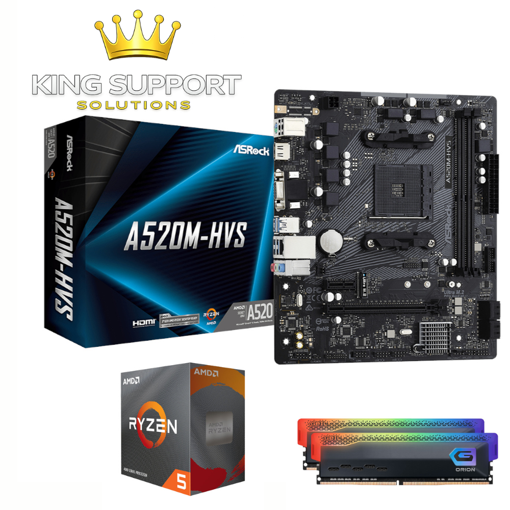 Ryzen 5 4500 / 16 GB RAM / ASRock A520M-HVS Upgrade Kit