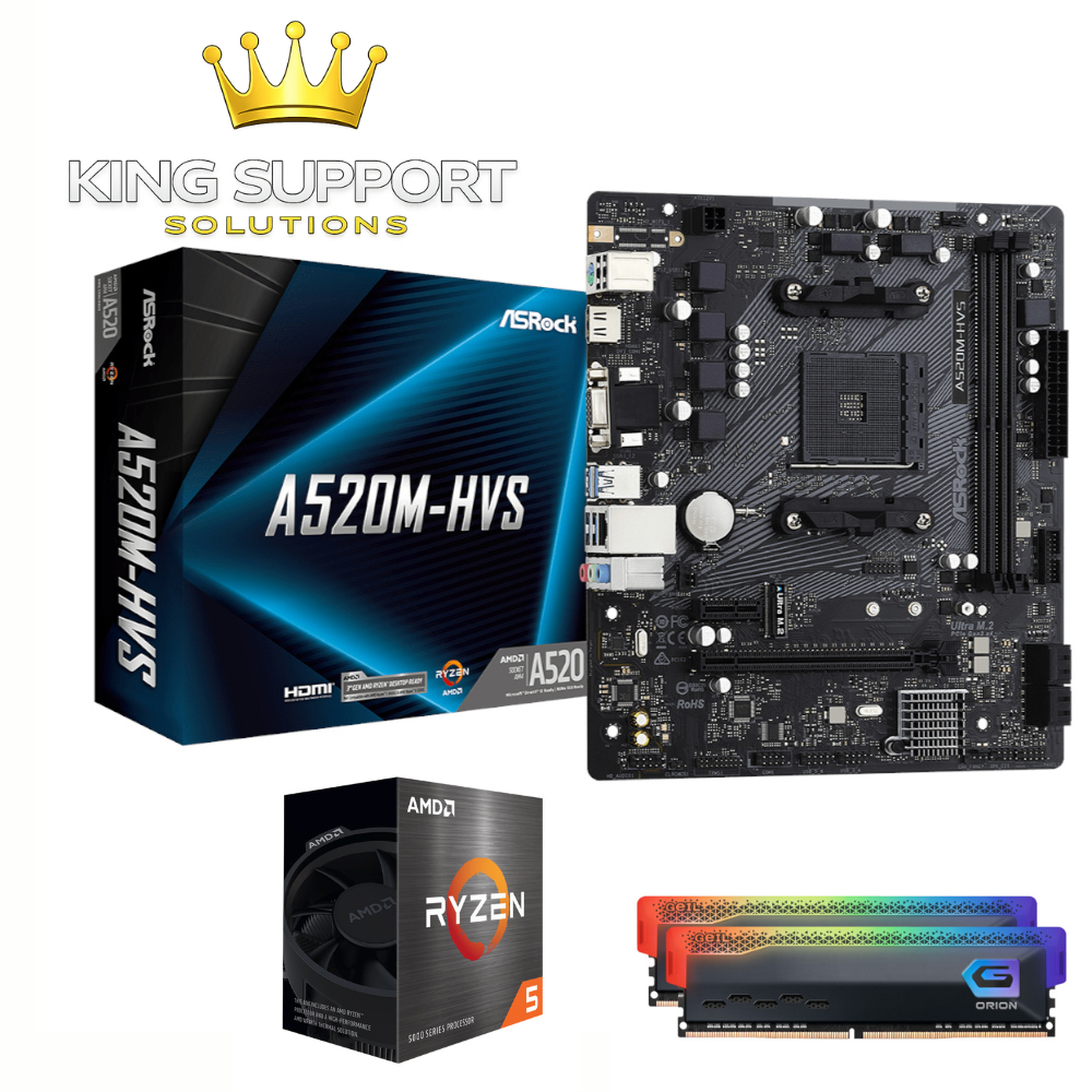 Ryzen 5 5600 / 16 GB RAM / ASRock A520M-HVS Upgrade Kit