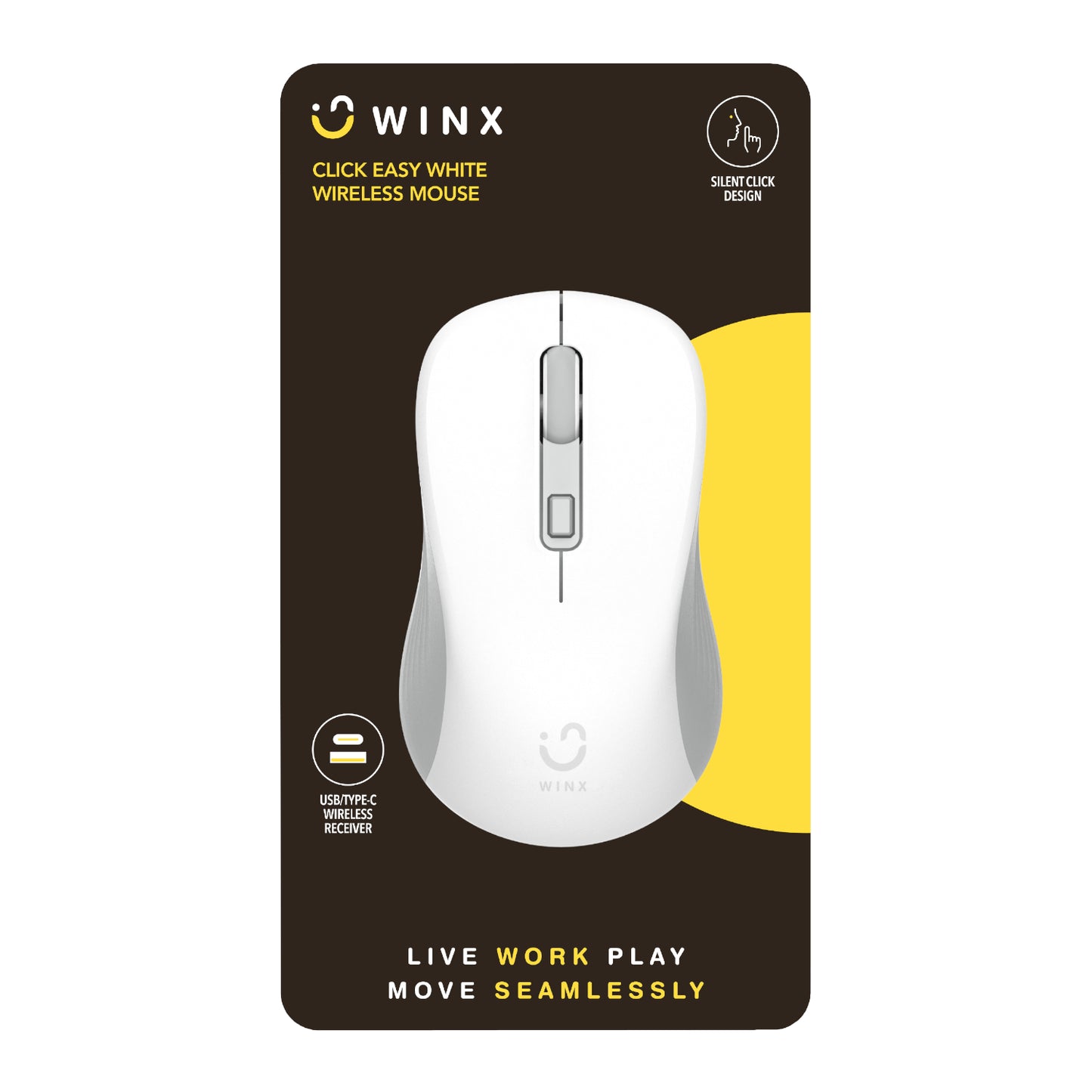 WINX CLICK Easy 1600DPI 2.4GHz Wireless Mouse